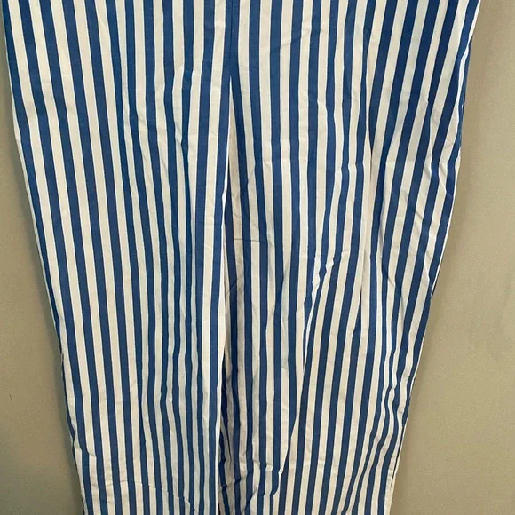 J. Crew Blue and White Striped Jumpsuit - Picture 7 of 13